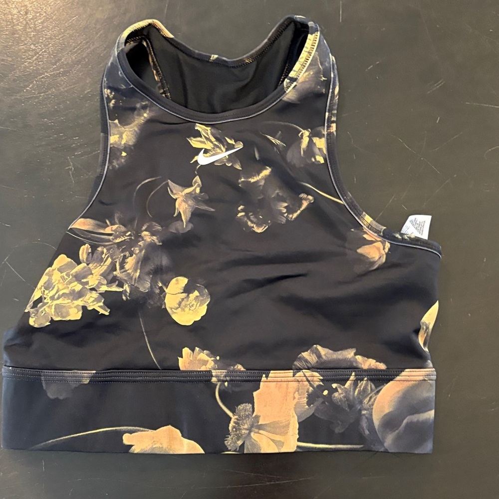 Floral Print Sports Bra